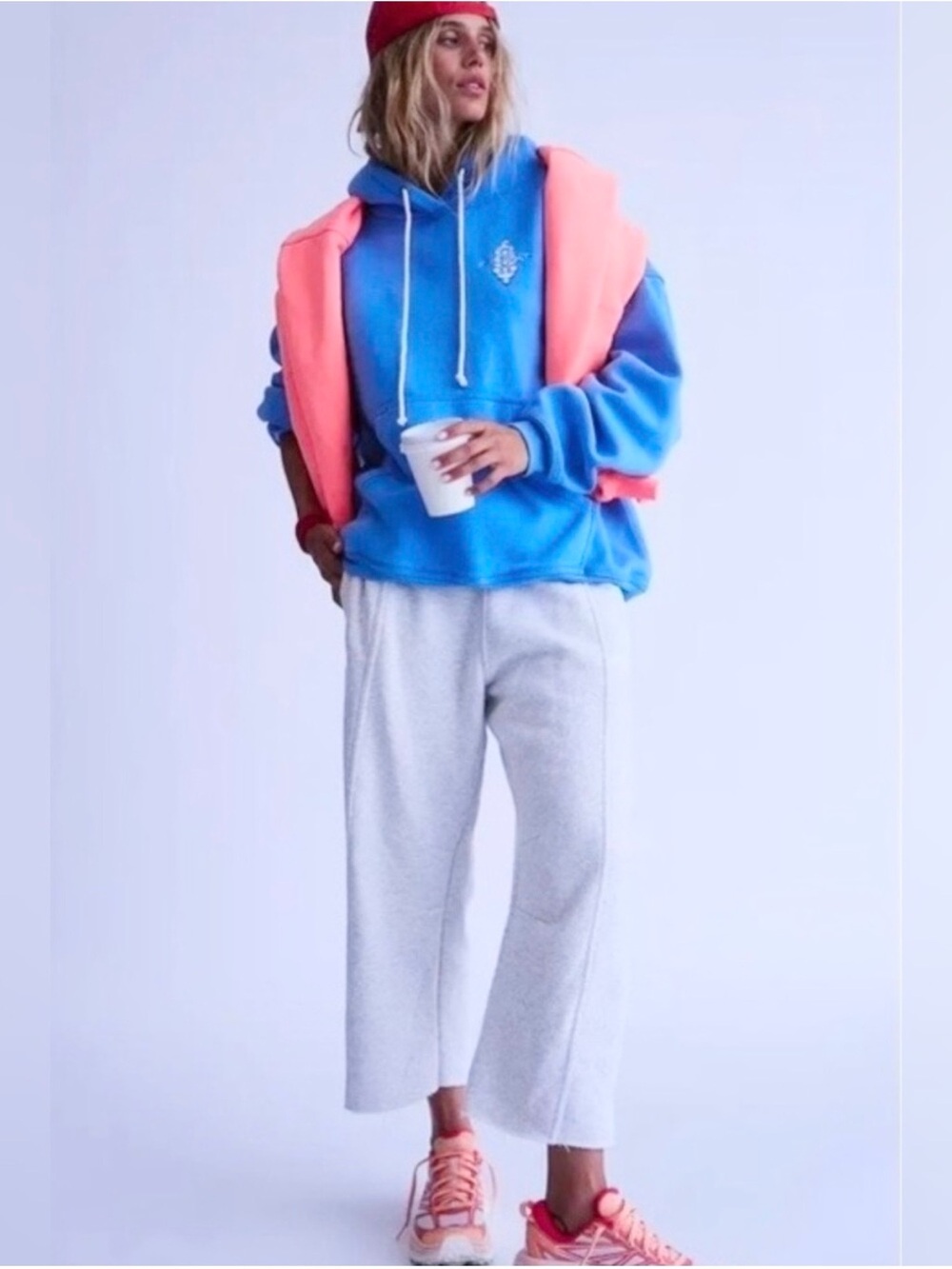 Free People Final Call Logo Hoodie NWT 🌷 So Soft!!! FP Movement - Picture 2 of 9